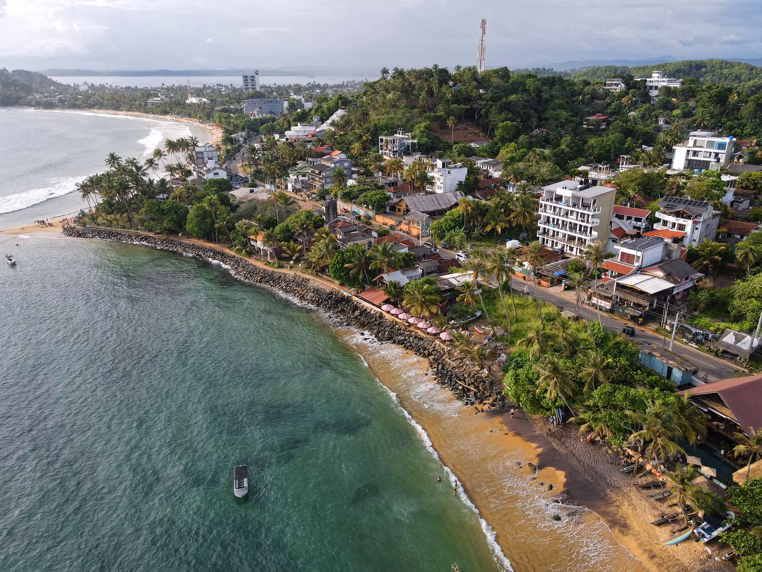 Sailor's Mirissa beachfront hotel with ocean view in Mirissa, Sri Lanka